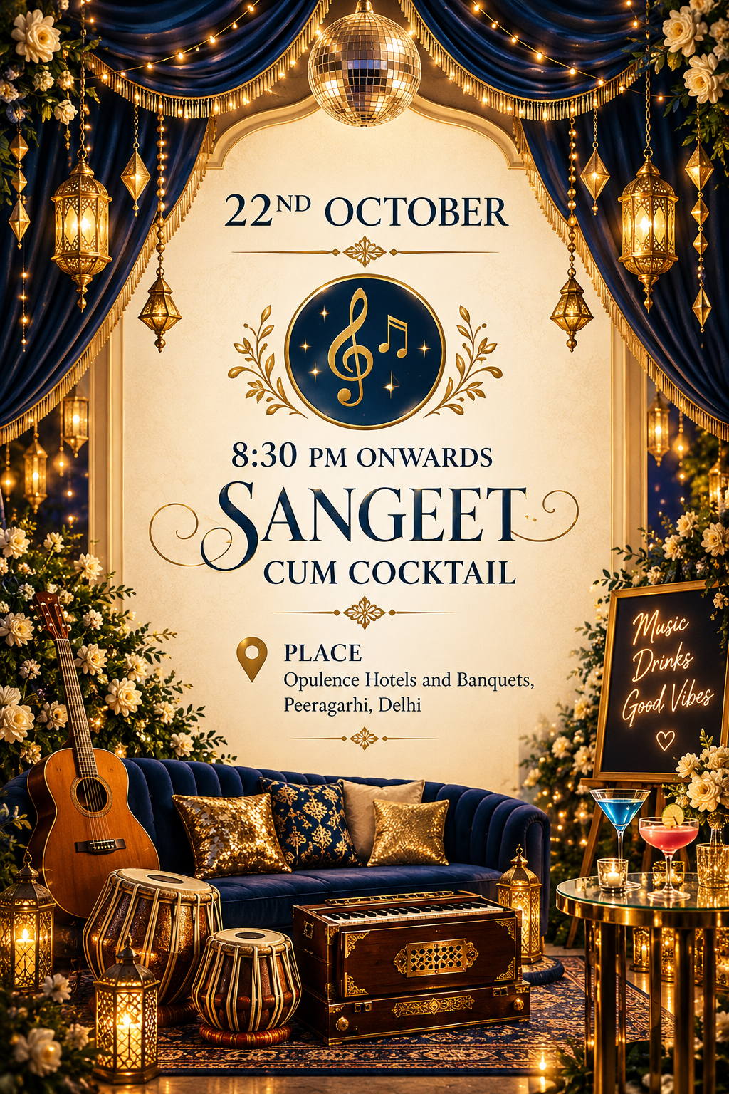 Sangeet cum Cocktail - Akash & Rashmi